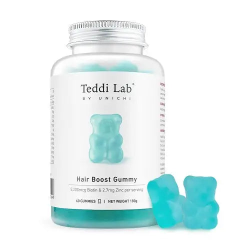 Teddi Lab by Unichi Hair Boost Gummy 60 Gummies EXP：11/2026 Unichi