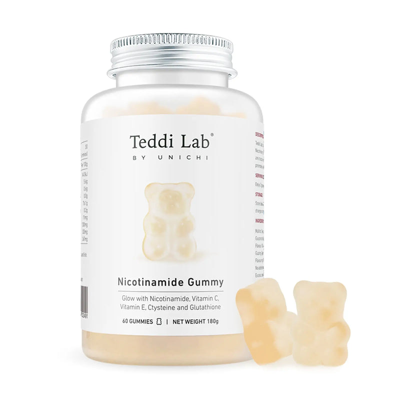 Teddi Lab by Unichi Nicotinamide Gummy 60 Gummies EXP：01/2027 Unichi