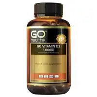 GO Healthy Vitamin D3 1000IU 150 Softgel Capsules XDaySale