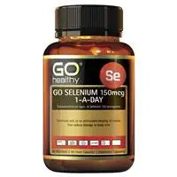 Go Healthy Selenium 150mcg 1-A-Day 60 Vege Capsules Exclusive Size XDaySale