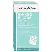 Healthy Care Ginkgo Biloba 2000 100 Capsules XDaySale