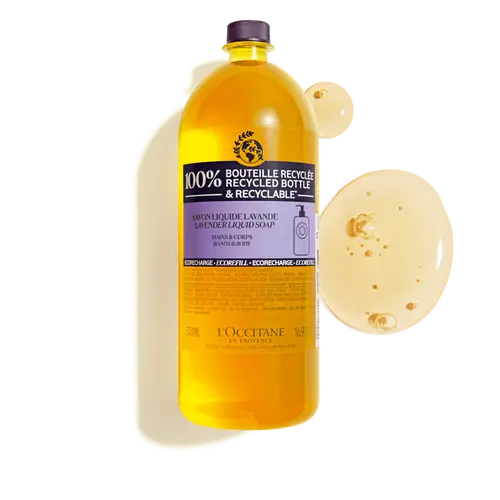 L'Occitane shea liquid soap refill-Lavender 500ml L'Occitane