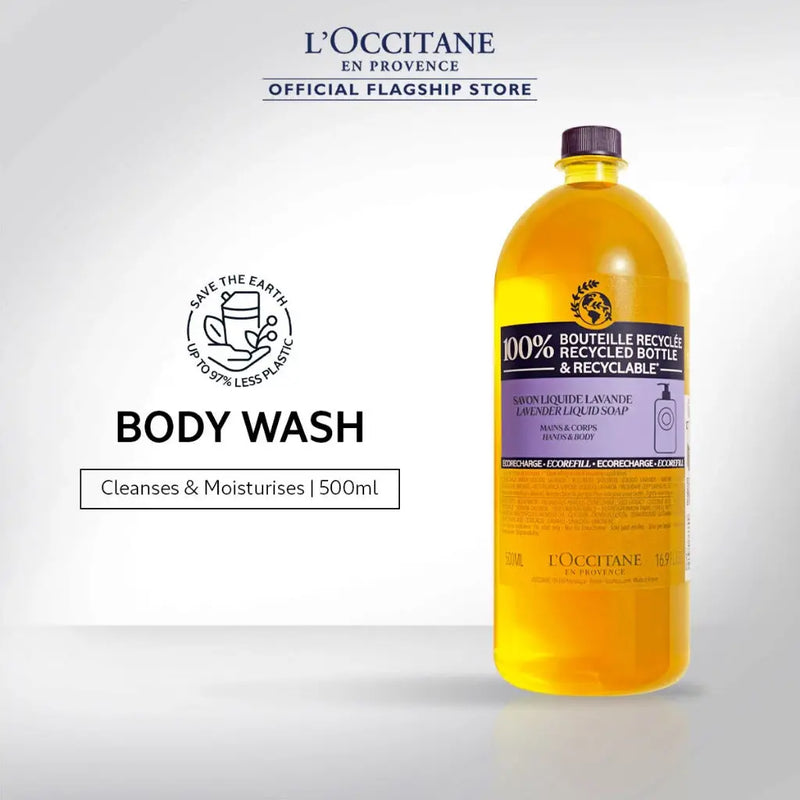 L'Occitane shea liquid soap refill-Lavender 500ml L'Occitane