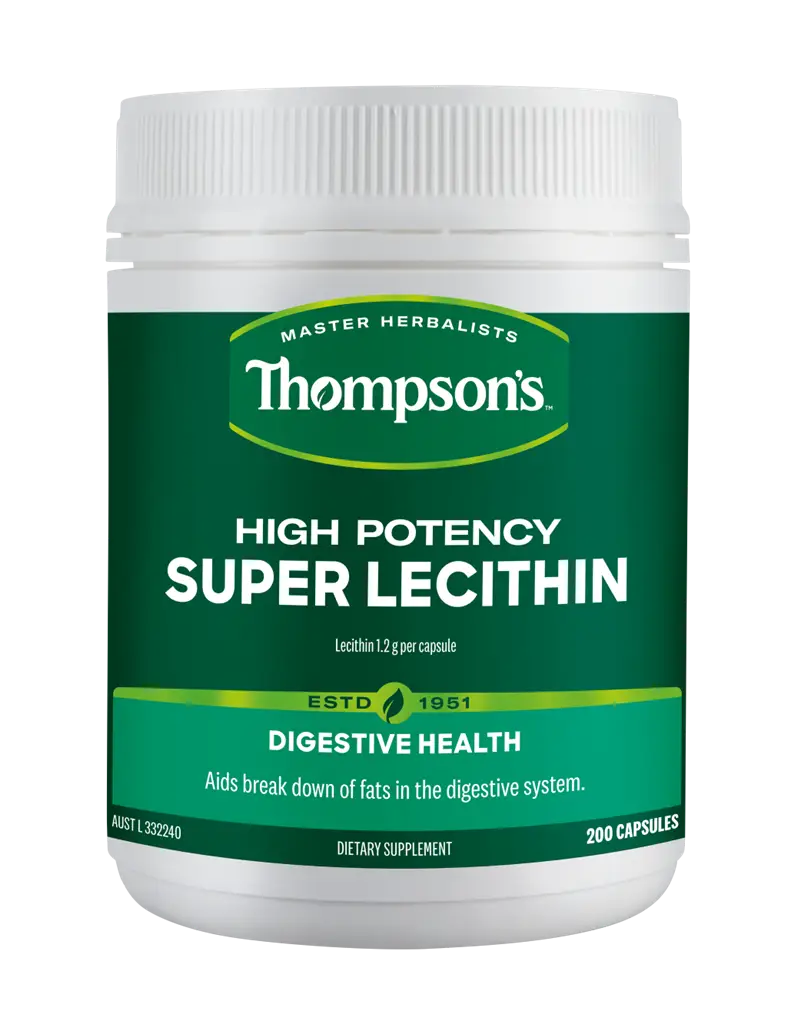 Thompsons High Potency Super Lecithin 200 Capsules XDaySale