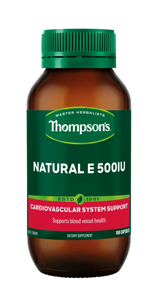 Thompsons Natural E 500IU 100 Capsules XDaySale