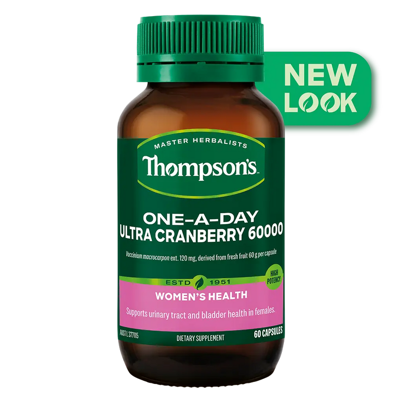 Thompsons One-A-Day Ultra Cranberry 60000mg 60 Capsules XDaySale