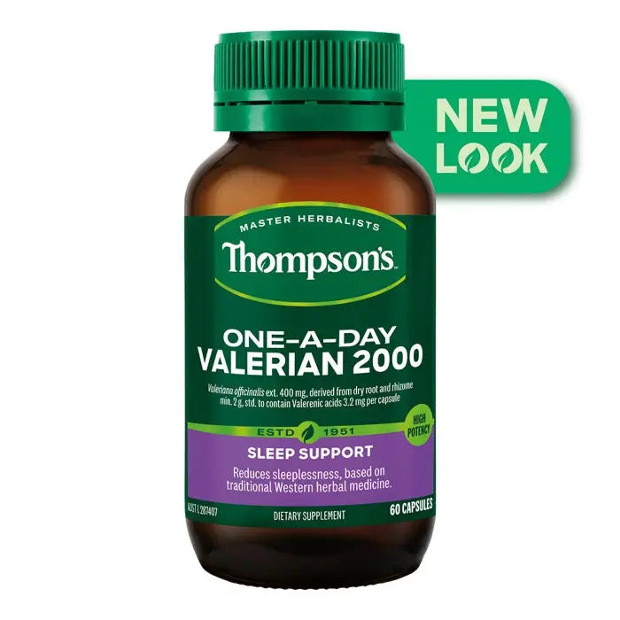 Thompsons One-A-Day Valerian 2000mg 60 Capsules XDaySale