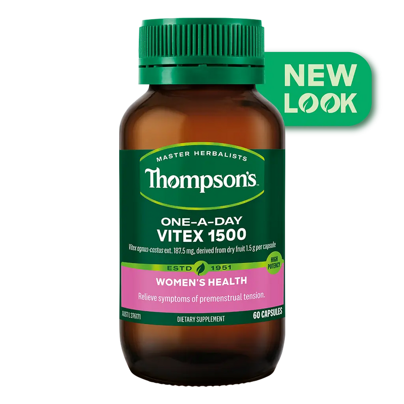 Thompsons One-A-Day Vitex 1500mg 60 Capsules XDaySale