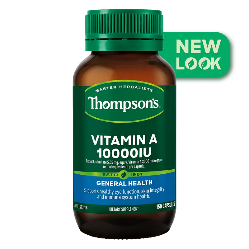 Thompsons Vitamin A 10,000IU 150 Capsules XDaySale