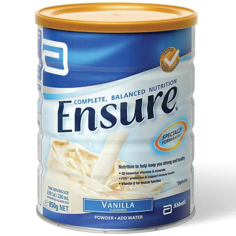 Abbott Ensure Vanilla Milk Powder 850g EXP:03/25 - XDaySale