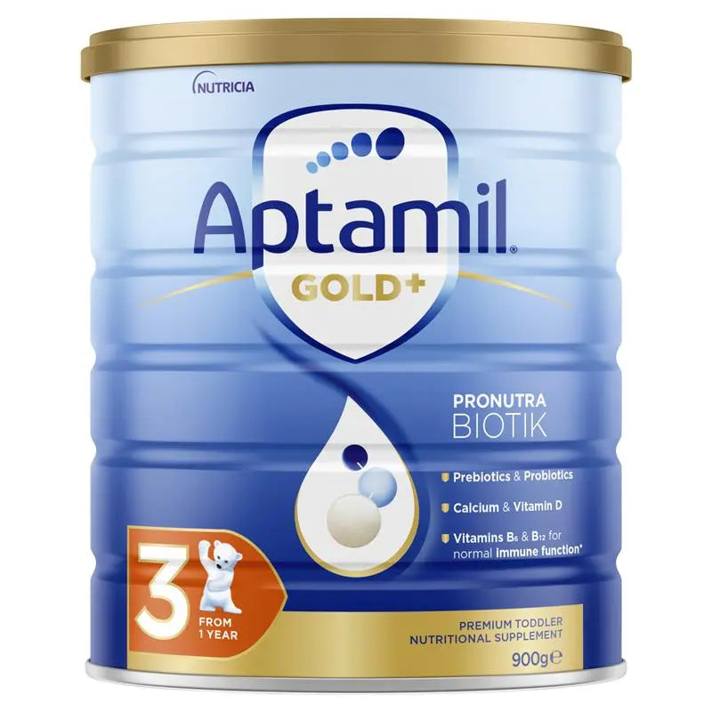 Aptamil Gold+ 3 Toddler Nutritional Supplement From 1 Year 900g EXP: 08/25 - XDaySale