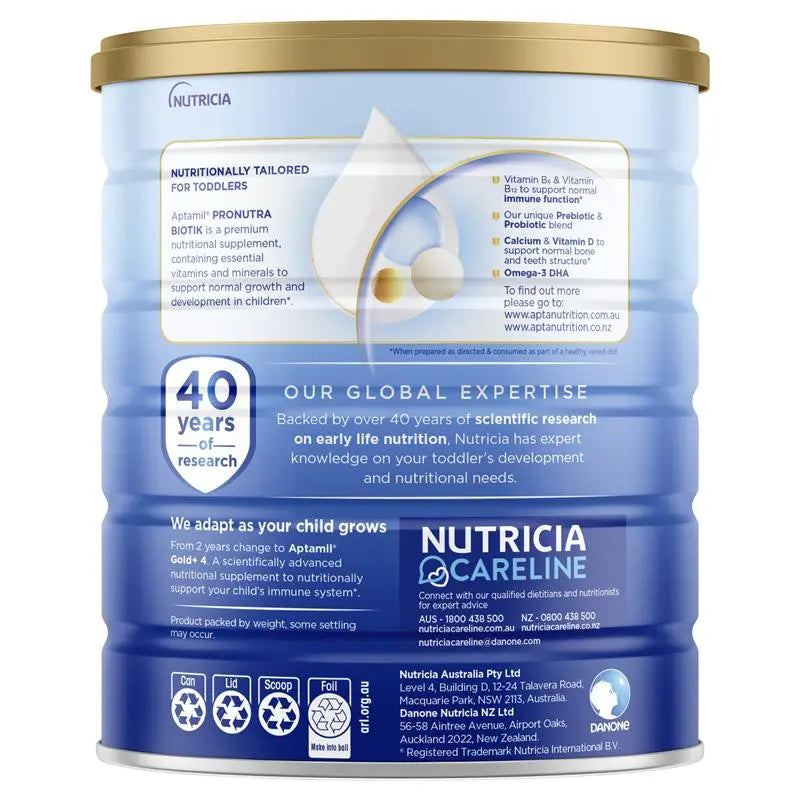 Aptamil Gold+ 3 Toddler Nutritional Supplement From 1 Year 900g EXP: 08/25 - XDaySale