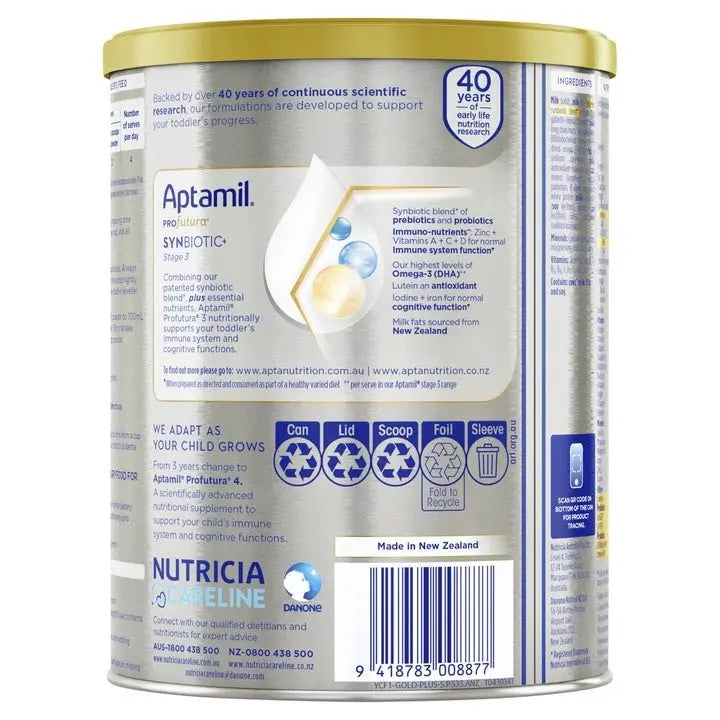 Aptamil Profutura 3 Premium Toddler Nutritional Supplement From 1 Year 900g EXP : 11/25 - XDaySale