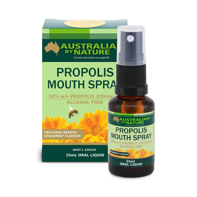 Australian By Nature Propolis Mouth Spray 25ml Oral Liquid. EXP:04/2025 - XDaySale