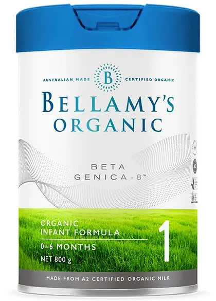 Bellamy’s Organic Beta Genica-8 Step 1 Infant Formula 0 - 6 Months 800g (expiry 09/24) - XDaySale