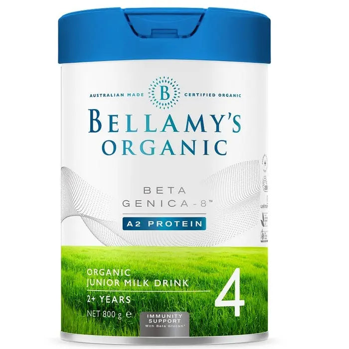 Bellamy’s Organic Beta Genica-8 Step 4 Junior Milk Drink 2+ Years 800g (expiry 12/24) - XDaySale