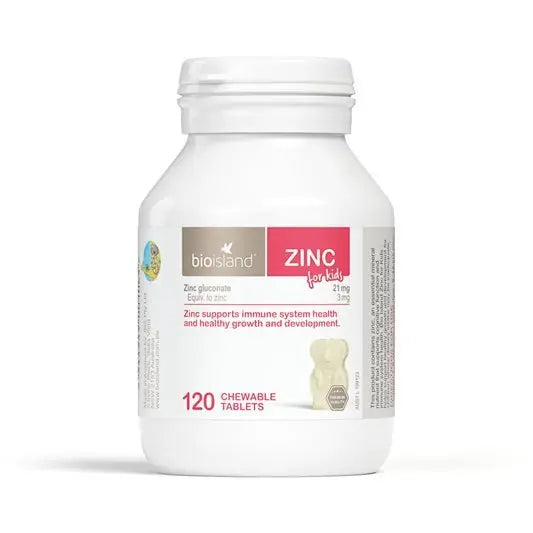 Bio Island Zinc 120 Chewable Tablets EXP: 04/2026 - XDaySale