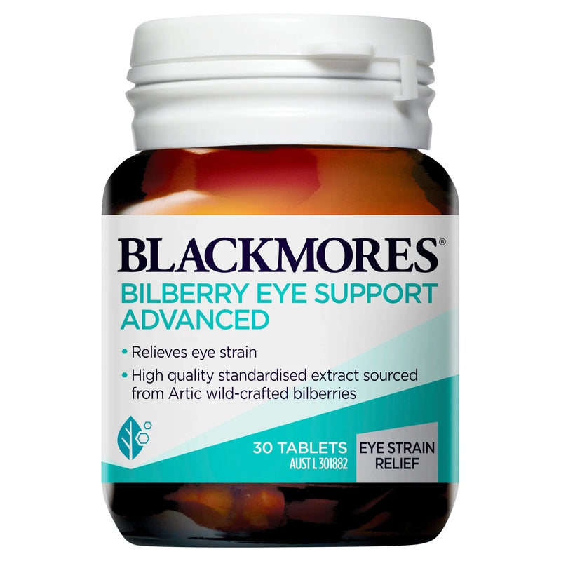 Blackmores Bilberry Eye Support Advanced 30 Tablets EXP: 07/2025 - XDaySale