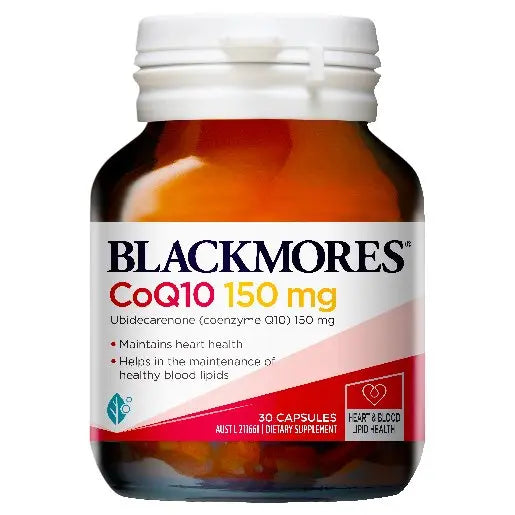 Blackmores CoQ10 150mg 30 Capsules EXP:05/27 - XDaySale