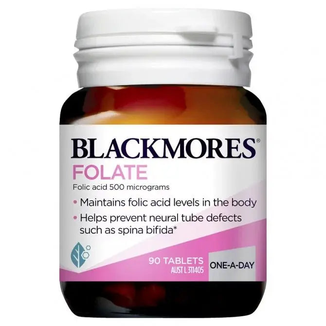 Blackmores Folate 500mcg 90 Tablets EXP:03/2025 - XDaySale