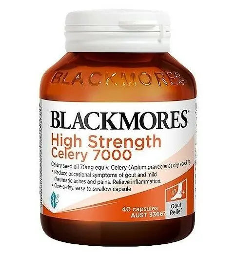 Blackmores High Strength Celery 7000 40 Capsules EXP: 09/2025 - XDaySale