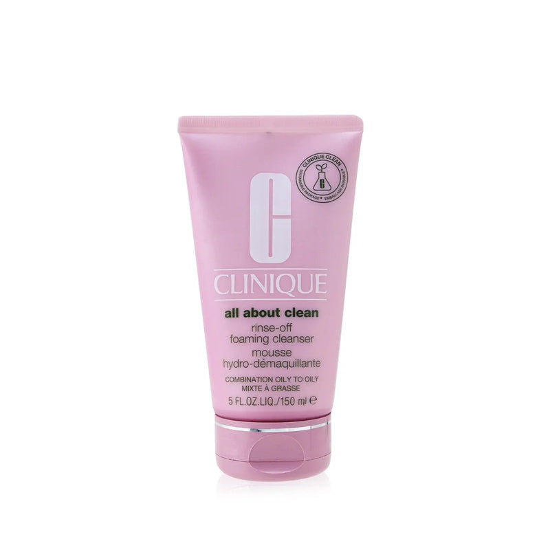 Clinique All About Clean Rinse-Off Foaming Cleanser - For Combination Oily to Oily Skin 150ml/5oz - XDaySale