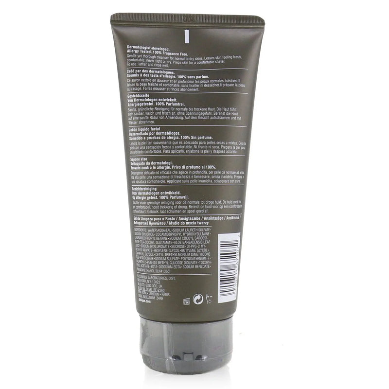 Clinique Men Face Wash For Normal to Dry Skin 200ml/6.7oz - XDaySale