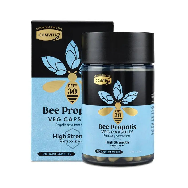 Comvita Bee Propolis Veg Capsules PFL30 High Strength Antioxidant 120 Hard Capsules EXP：10/2026 Comvita