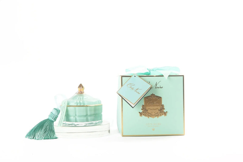 Cote Noire Art Deco Candle - Tiffany Blue & Gold - Persian Lime - GML45001 Cote Noire