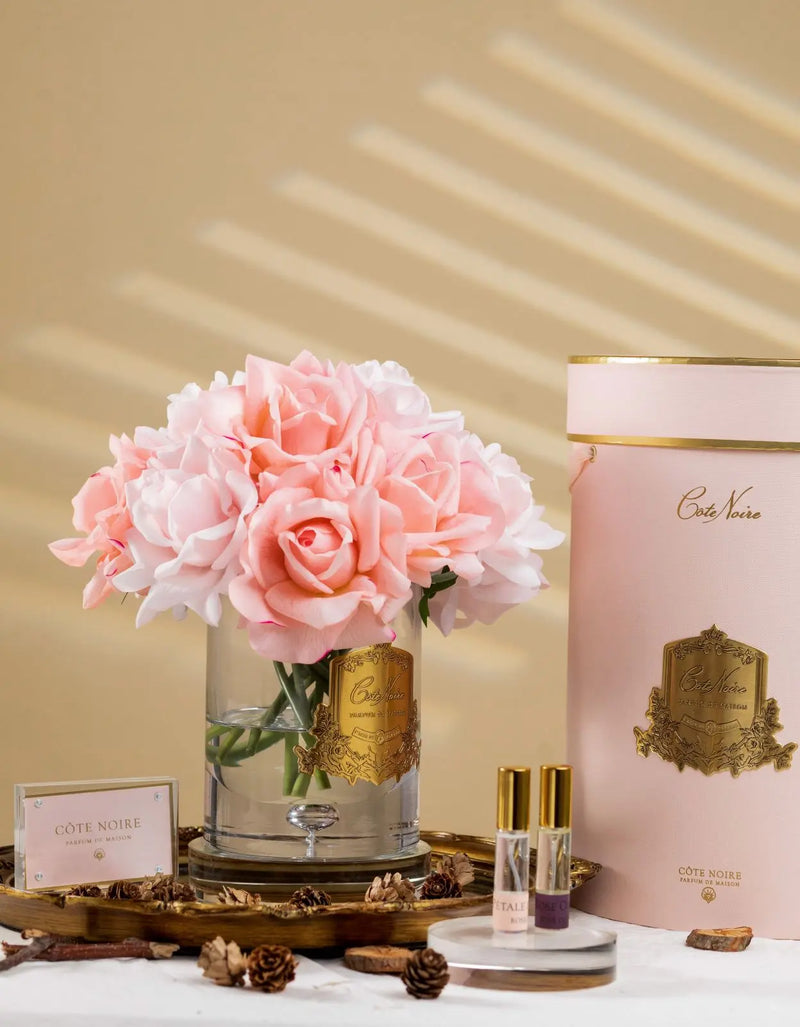 Cote Noire Luxury Grand Bouquet - Gold badge - Mixed Pinks - Pink box - LTW06 Cote Noire