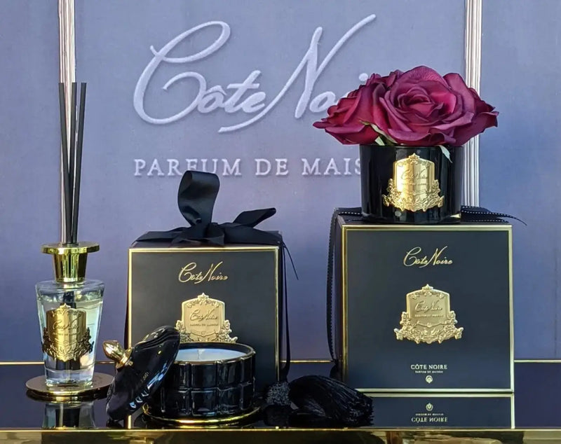 Cote Noire Perfumed Natural Touch 5 Roses - Black - Carmine Red - GMRB64 Cote Noire