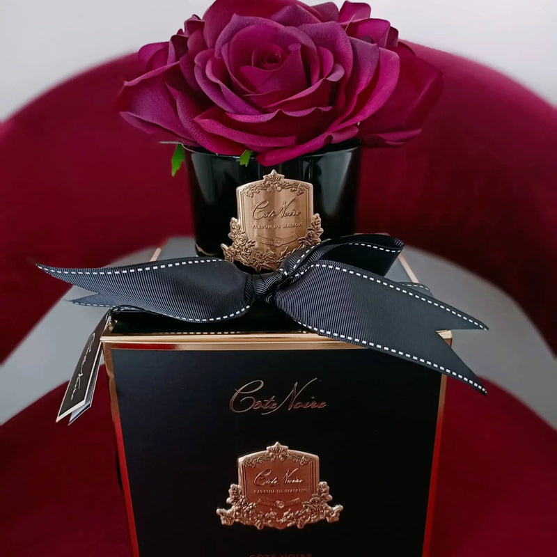 Cote Noire Perfumed Natural Touch 5 Roses - Black - Carmine Red - GMRB64 Cote Noire