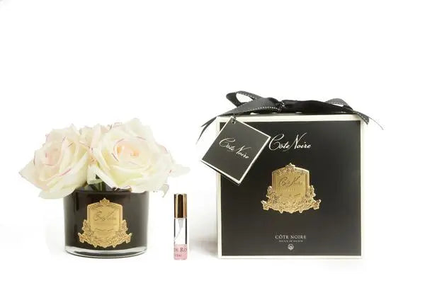 Cote Noire Perfumed Natural Touch 5 Roses- Black- Pink Blush-Gold Crest- GMRB62 Cote Noire