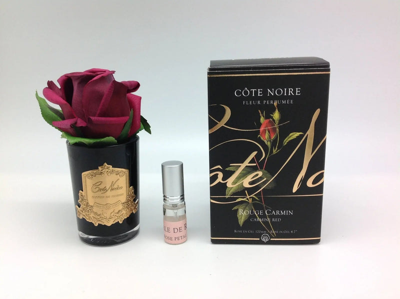 Cote Noire Perfumed Natural Touch Rose Bud - Black - Carmine Red - GMRB44 Cote Noire