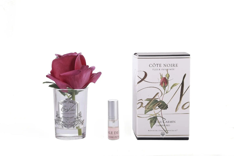 Cote Noire Perfumed Natural Touch Rose Bud - Clear - Carmine Red - GMR44 Cote Noire