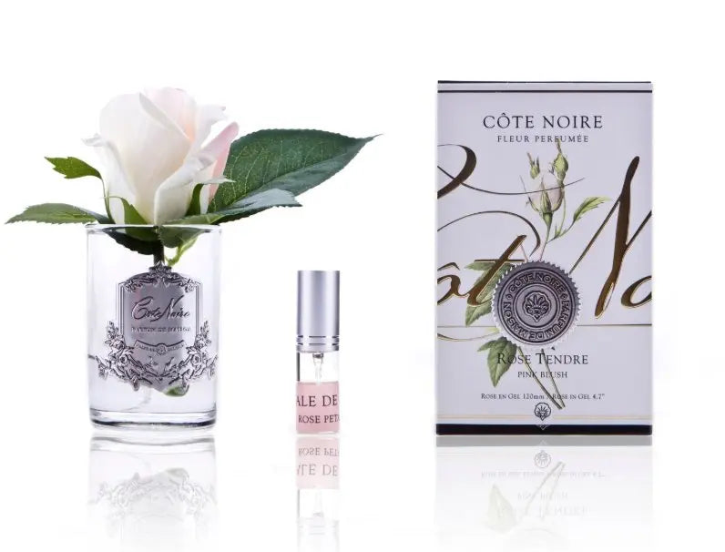 Cote Noire Perfumed Natural Touch Rose Bud - Clear- Pink Blush - GMR42 Cote Noire