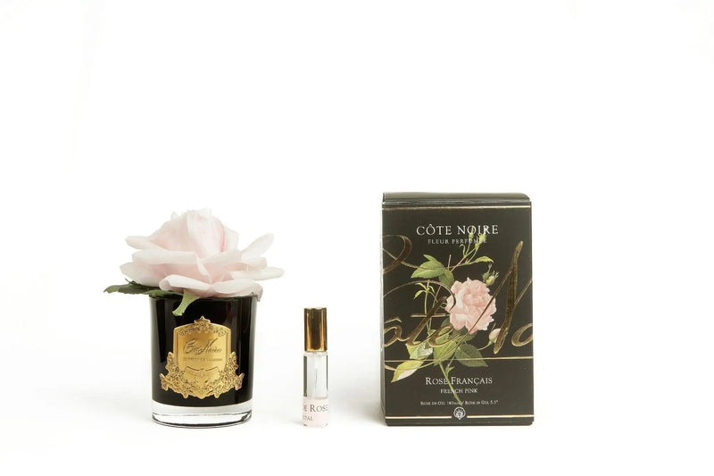 Cote Noire Perfumed Natural Touch Single Rose - Black - French Pink - Gmrb06 - XDaySale