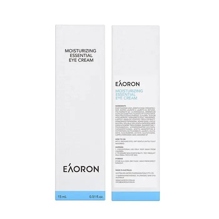 Eaoron Moisturizing Essential Eye Cream 15ml EXP:10/2025 Eaoron