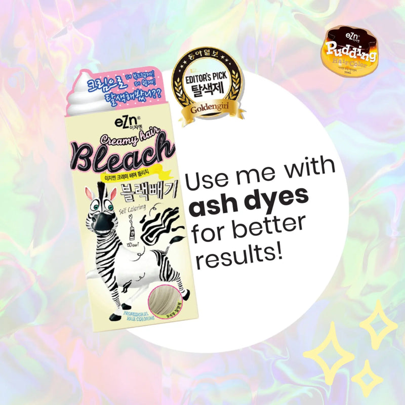 eZn Taeyeon's Pick Pudding Hair Colour Yellow Out Ash Toner - EXP:07/12/2024 eZn