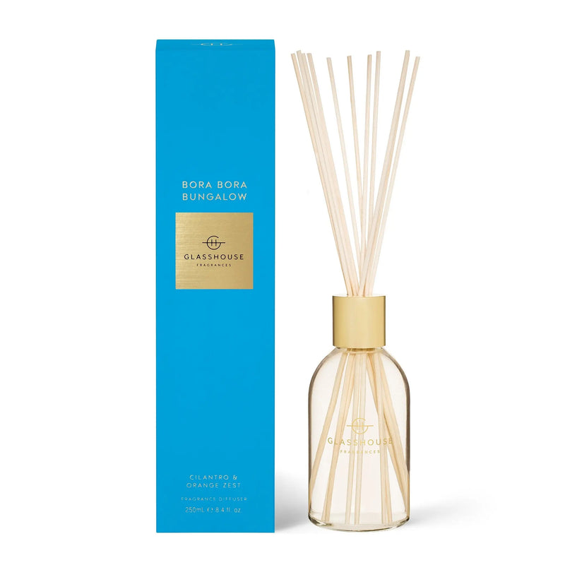 Glasshouse Fragrances Bora Bora Bungalow 250mL Diffuser - XDaySale