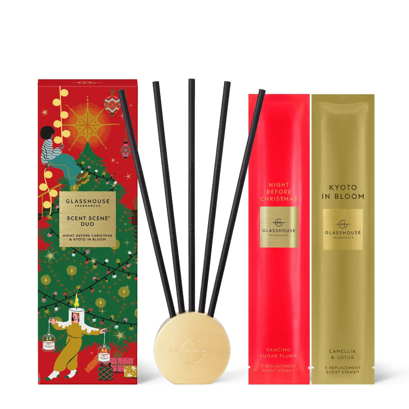 Glasshouse Fragrances Christmas Scent Scene™ Duo - XDaySale