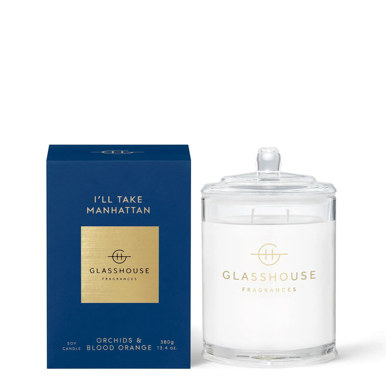 Glasshouse Fragrances Ill Take Manhattan 380g Candle - XDaySale