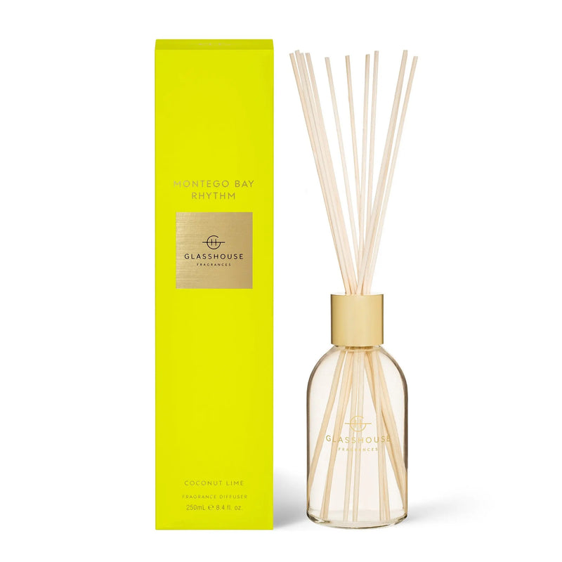 Glasshouse Fragrances Montego Bay Rhythm 250mL Diffuser - XDaySale