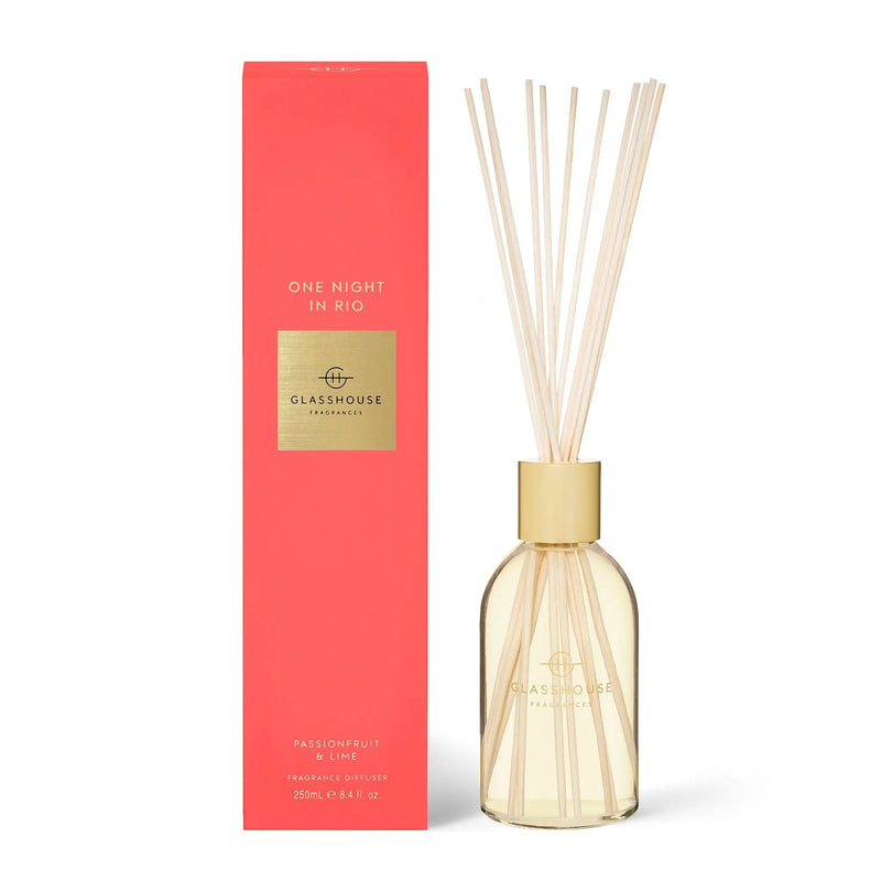 Glasshouse Fragrances One Night In Rio 250mL Diffuser - XDaySale