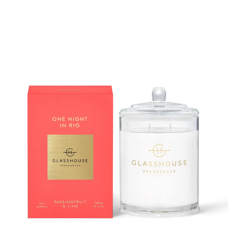 Glasshouse Fragrances One Night In Rio 380g Candle - XDaySale