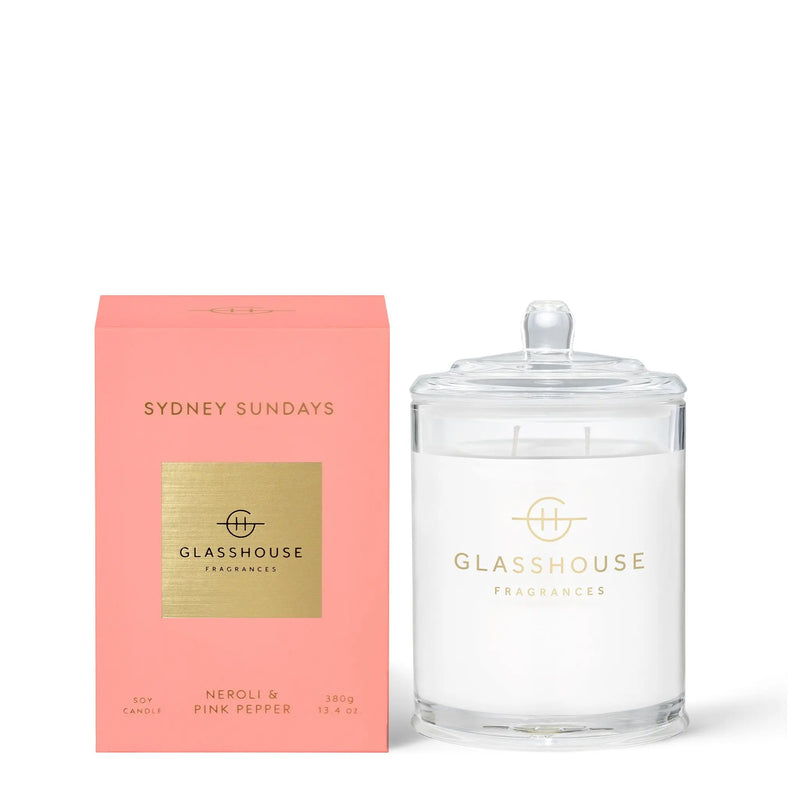 Glasshouse Fragrances Sydney Sundays 380g Candle - XDaySale