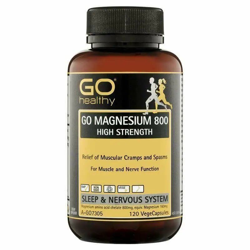 GO Healthy Magnesium 800 120 Vege Capsules EXP:05/2025 - XDaySale