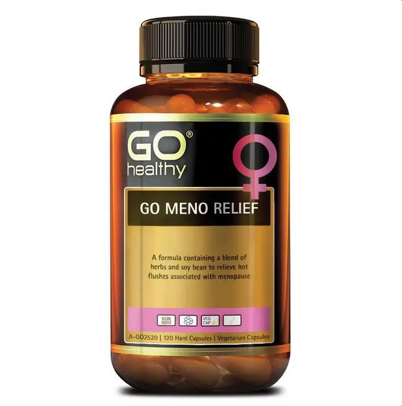 GO Healthy Meno Relief 120 Vegan Capsules EXP: 03/2025 - XDaySale