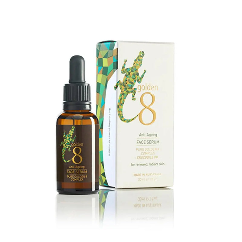 Golden 8 Anti-Ageing Crocodile Oil Face Serum 30ml - XDaySale