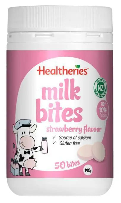 Healtheries Milk Bites (Strawberry) X 50 EXP:09/2026 - XDaySale